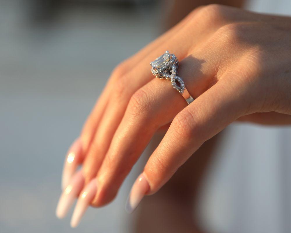 Celebrity Jewelry: All About Hailey Bieber Engagement Ring - New World Diamonds - fine jewelry, engagement rings and great gifts