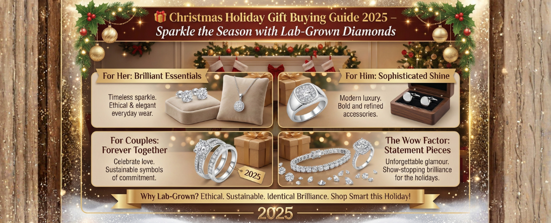 Christmas Holiday Gift Buying Guide 2025 – Sparkle the Season with Lab-Grown Diamonds