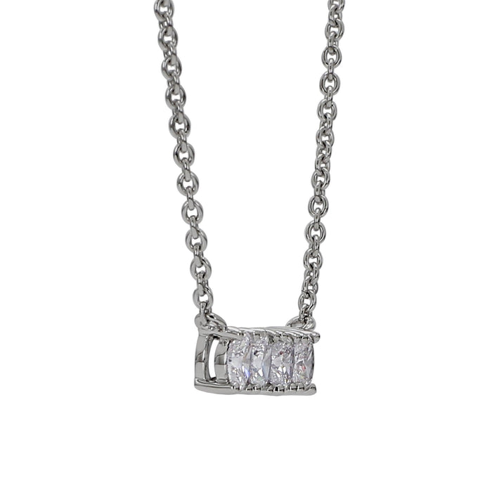 Michelle Oval Necklace - 1/2 Ct. T.W. - New World Diamonds - Necklace