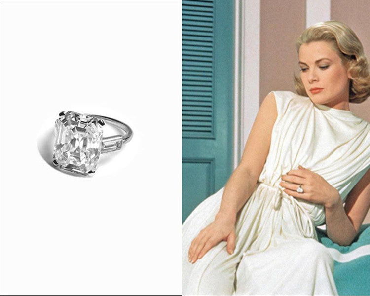 Grace Kelly Engagement Ring Pictures, Prince Rainier of Monoco; Celebrity  Weddings | Glamour