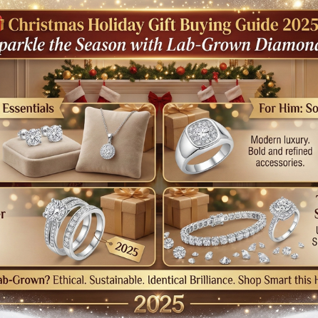 Christmas Holiday Gift Buying Guide 2025 – Sparkle the Season with Lab-Grown Diamonds