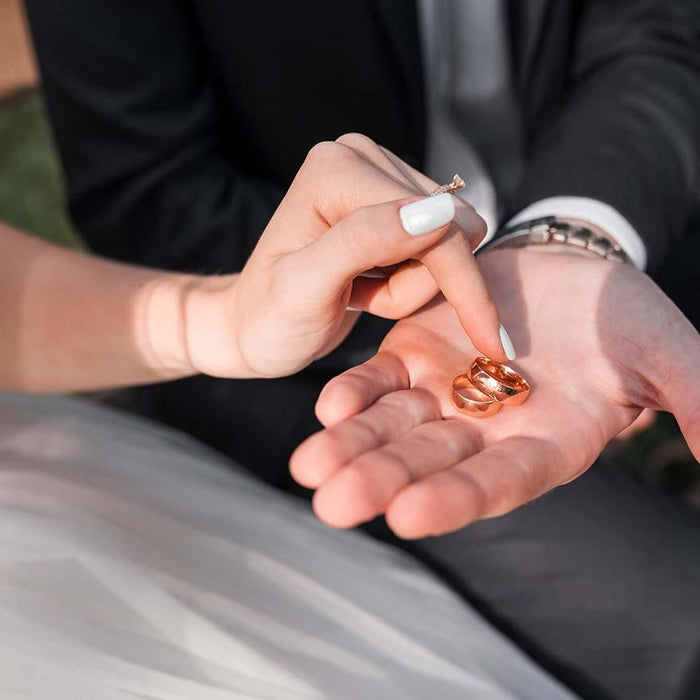 How to Match A Wedding Band to An Engagement Ring - New World Diamonds - fine jewelry, engagement rings and great gifts