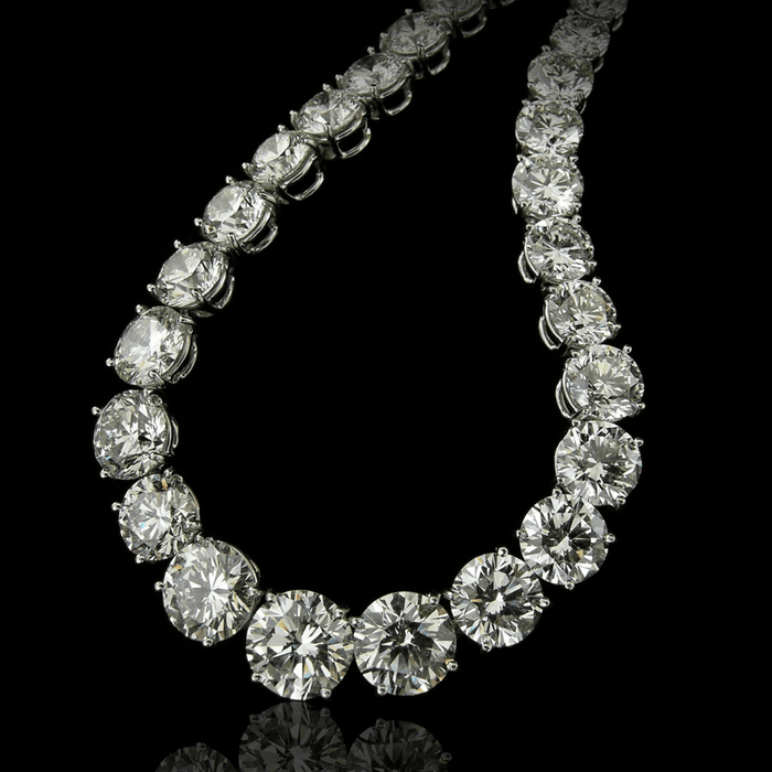 One of the Most Exquisite Lab Grown Diamond Necklace Designs - New World Diamonds - fine jewelry, engagement rings and great gifts