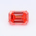 0.51Ct Intense Pink SI2 IGI Certified Emerald Lab Grown Diamond - New World Diamonds - Diamonds