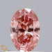0.51Ct Vivid Pink VS1 IGI Certified Oval Lab Grown Diamond - New World Diamonds - Diamonds