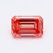 0.54Ct Intense Pink SI2 IGI Certified Emerald Lab Grown Diamond - New World Diamonds - Diamonds