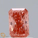 0.54Ct Vivid Pink SI1 IGI Certified Radiant Lab Grown Diamond - New World Diamonds - Diamonds