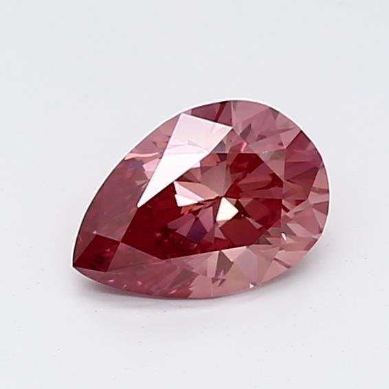 0.54Ct Vivid Pink VS2 IGI Certified Pear Lab Grown Diamond - New World Diamonds - Diamonds
