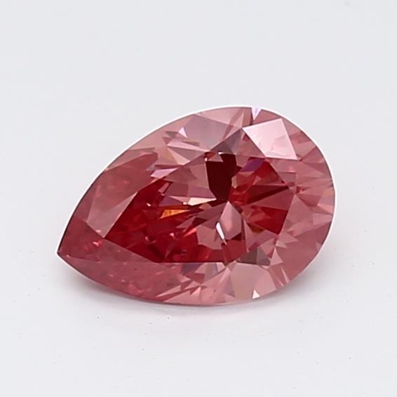 0.55Ct Vivid Pink VS2 IGI Certified Pear Lab Grown Diamond - New World Diamonds - Diamonds