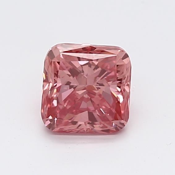0.71Ct Vivid Pink SI1 IGI Certified Cushion Lab Grown Diamond - New World Diamonds - Diamonds