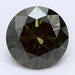 0.82Ct Dark Olive IGL Certified Round Lab Grown Diamond - New World Diamonds - Diamonds