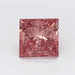 0.82Ct Vivid Pink SI1 IGI Certified Princess Lab Grown Diamond - New World Diamonds - Diamonds