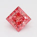 0.83Ct Vivid Pink SI1 IGI Certified Princess Lab Grown Diamond - New World Diamonds - Diamonds