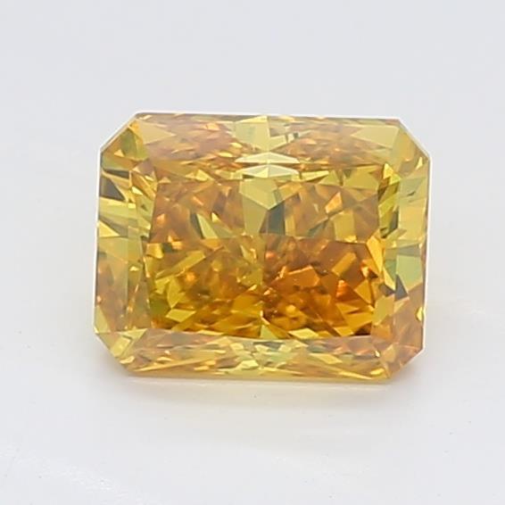 0.88Ct Vivid Yellow VS2 IGI Certified Radiant Lab Grown Diamond - New World Diamonds - Diamonds