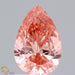 0.91Ct Vivid Pink VS1 IGI Certified Pear Lab Grown Diamond - New World Diamonds - Diamonds