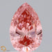 0.91Ct Vivid Pink VS2 IGI Certified Pear Lab Grown Diamond - New World Diamonds - Diamonds