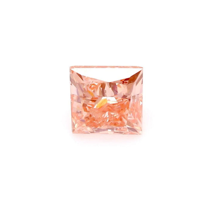 0.99Ct Intense Orange SI1 IGL Certified Princess Lab Grown Diamond - New World Diamonds - Diamonds