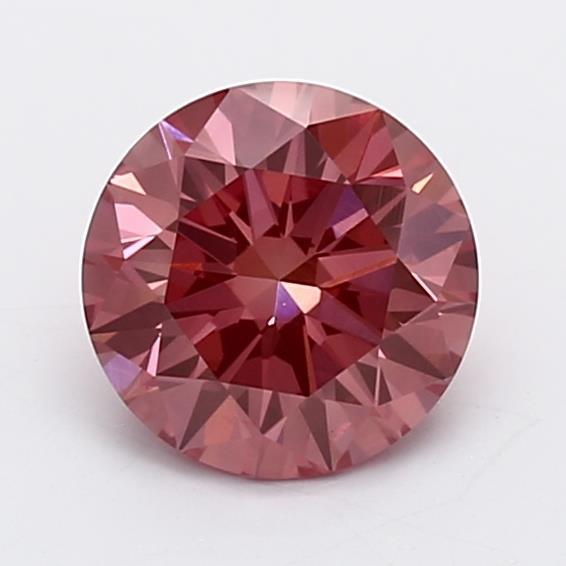 1.05Ct Vivid Pink VVS1 IGI Certified Round Lab Grown Diamond - New World Diamonds - Diamonds