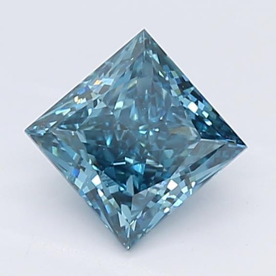 1.07Ct Vivid Blue VS2 IGI Certified Princess Lab Grown Diamond - New World Diamonds - Diamonds