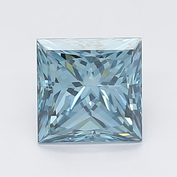 1.11Ct Intense Blue SI1 IGI Certified Princess Lab Grown Diamond - New World Diamonds - Diamonds