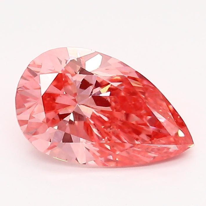 1.11Ct Intense Pink VS1 IGI Certified Pear Lab Grown Diamond - New World Diamonds - Diamonds