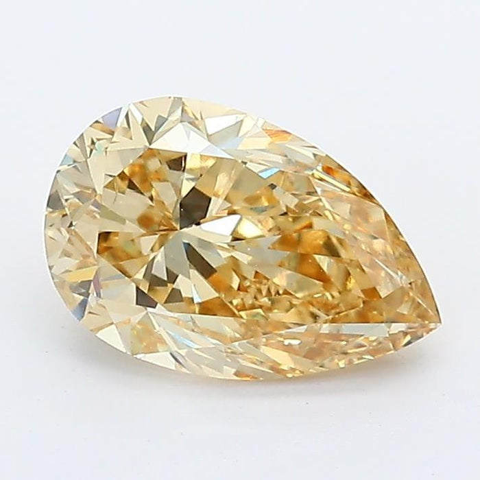 1.13Ct Fancy Yellow SI1 GIA Certified Pear Lab Grown Diamond - New World Diamonds - Diamonds