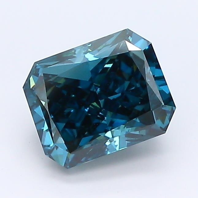 1.14Ct Dark Blue SI2 IGI Certified Radiant Lab Grown Diamond - New World Diamonds - Diamonds