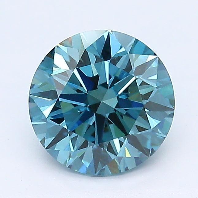 1.14Ct Deep Blue VS1 GIA Certified Round Lab Grown Diamond - New World Diamonds - Diamonds