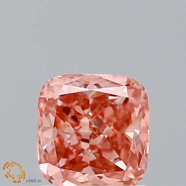 1.14Ct Intense Pink VS2 IGI Certified Cushion Lab Grown Diamond - New World Diamonds - Diamonds