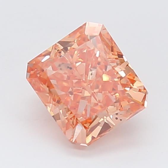 1.15Ct Fancy Orange SI1 IGI Certified Radiant Lab Grown Diamond - New World Diamonds - Diamonds