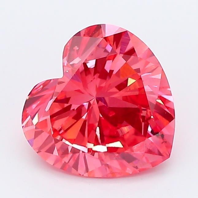 1.17Ct Deep Pink SI2 IGI Certified Heart Lab Grown Diamond - New World Diamonds - Diamonds