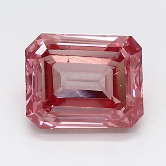 1.19Ct Vivid Pink SI2 IGI Certified Emerald Lab Grown Diamond - New World Diamonds - Diamonds