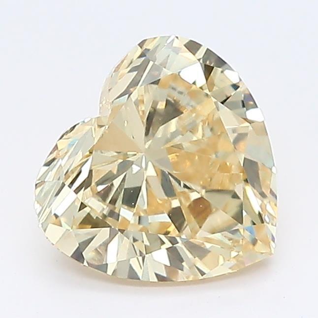 1.21Ct Fancy Yellow SI1 IGI Certified Heart Lab Grown Diamond - New World Diamonds - Diamonds