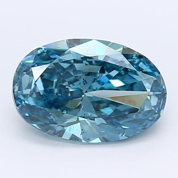 1.22Ct Deep Blue SI2 IGI Certified Oval Lab Grown Diamond - New World Diamonds - Diamonds