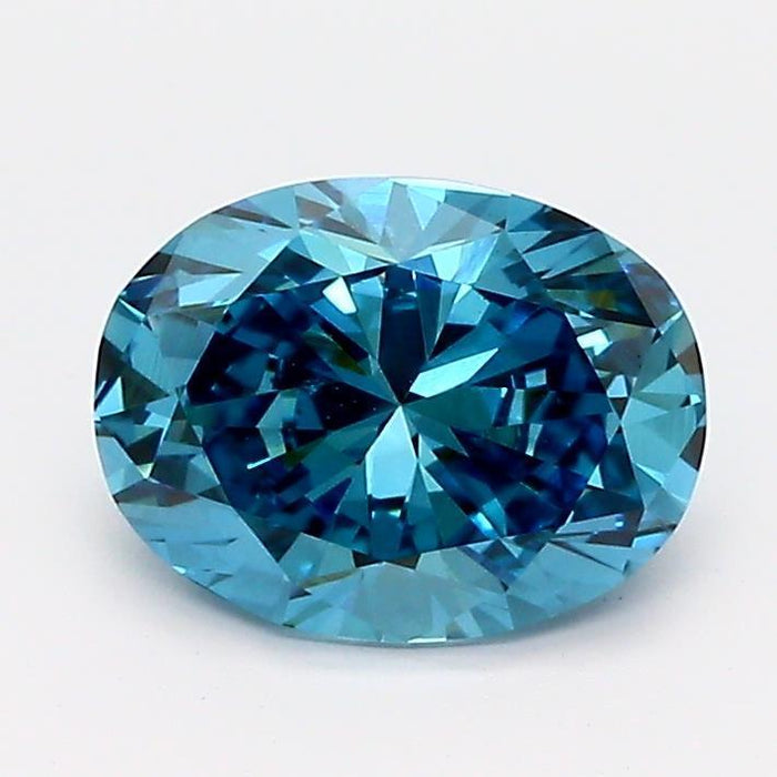 1.22Ct Deep Blue VS1 IGI Certified Oval Lab Grown Diamond - New World Diamonds - Diamonds