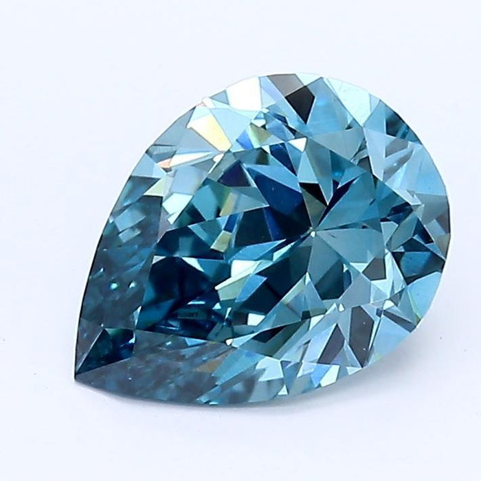 1.29Ct Deep Blue SI1 IGI Certified Pear Lab Grown Diamond - New World Diamonds - Diamonds