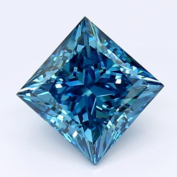 1.29Ct Deep Blue VVS2 IGI Certified Princess Lab Grown Diamond - New World Diamonds - Diamonds