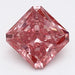 1.35Ct Vivid Pink SI1 IGI Certified Radiant Lab Grown Diamond - New World Diamonds - Diamonds