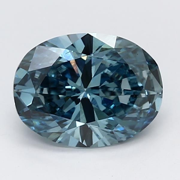 1.3Ct Deep Blue SI1 IGI Certified Oval Lab Grown Diamond - New World Diamonds - Diamonds