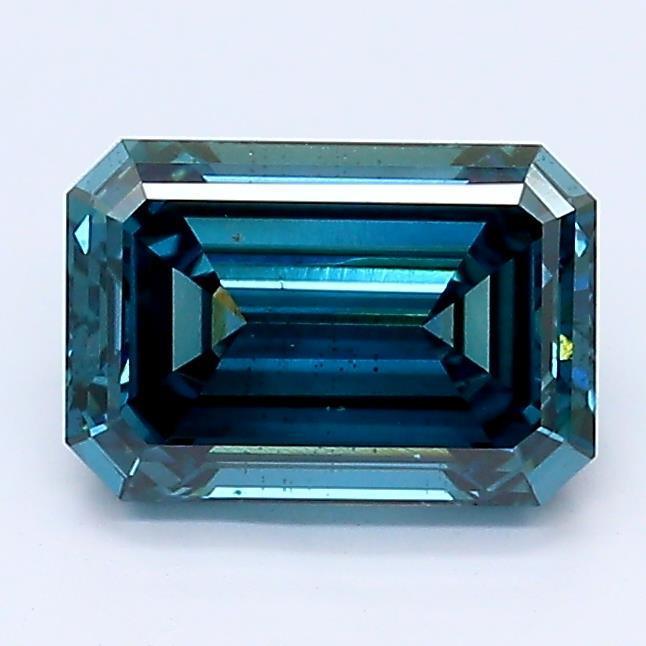 1.3Ct Deep Blue SI2 IGI Certified Emerald Lab Grown Diamond - New World Diamonds - Diamonds