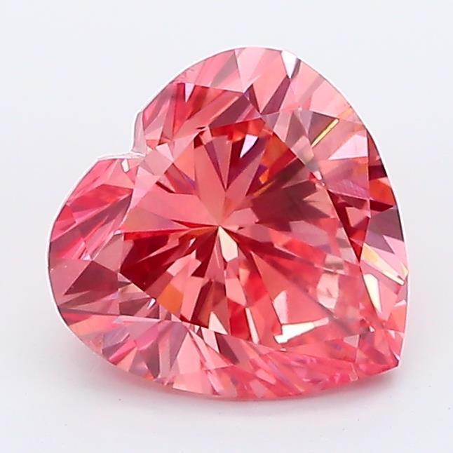 1.3Ct Deep Pink SI2 IGI Certified Heart Lab Grown Diamond - New World Diamonds - Diamonds