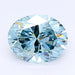 1.3Ct Fancy Blue SI1 IGI Certified Oval Lab Grown Diamond - New World Diamonds - Diamonds
