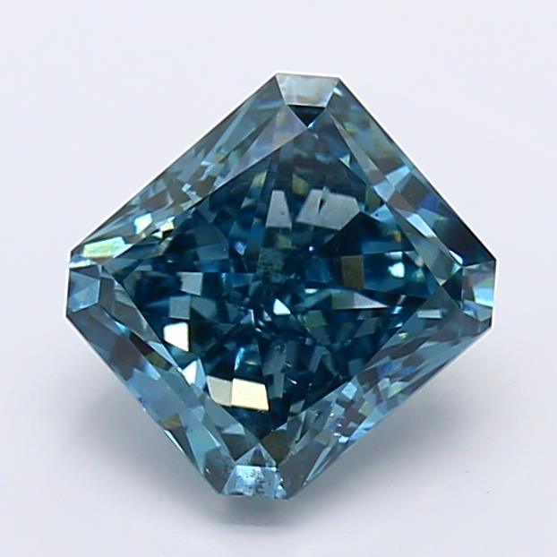 1.53Ct Dark Blue SI2 IGI Certified Radiant Lab Grown Diamond - New World Diamonds - Diamonds