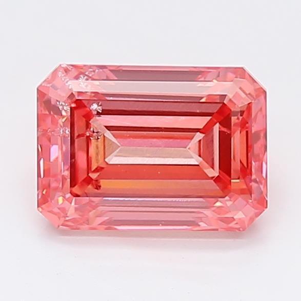 1.54Ct Vivid Pink SI2 IGI Certified Emerald Lab Grown Diamond - New World Diamonds - Diamonds