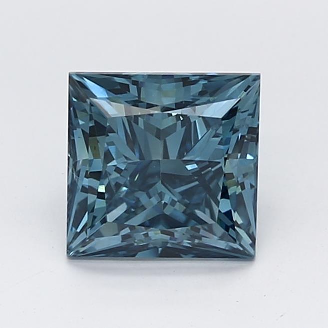1.55Ct Deep Blue SI2 IGI Certified Princess Lab Grown Diamond - New World Diamonds - Diamonds