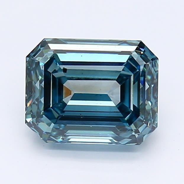 1.58Ct Dark Blue SI1 IGI Certified Emerald Lab Grown Diamond - New World Diamonds - Diamonds
