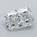 Loose 3.4 Carat E VS1 GIA Certified Lab Grown Radiant Diamonds