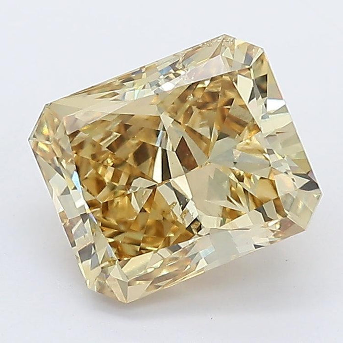 2.05Ct Fancy Yellow SI1 GIA Certified Radiant Lab Grown Diamond - New World Diamonds - Diamonds