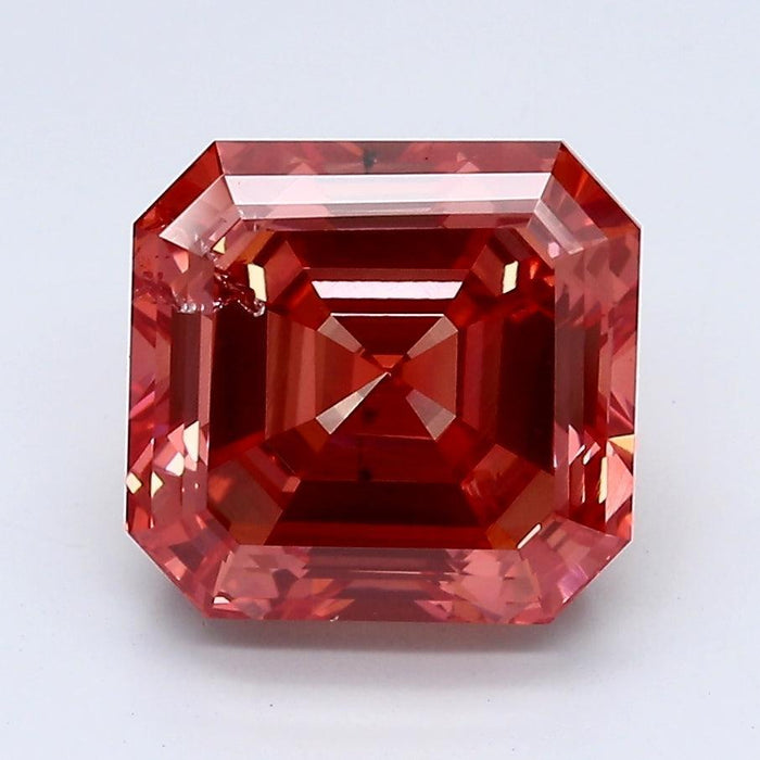 2.29Ct Vivid Pink VVS1 IGI Certified Asscher Lab Grown Diamond - New World Diamonds - Diamonds