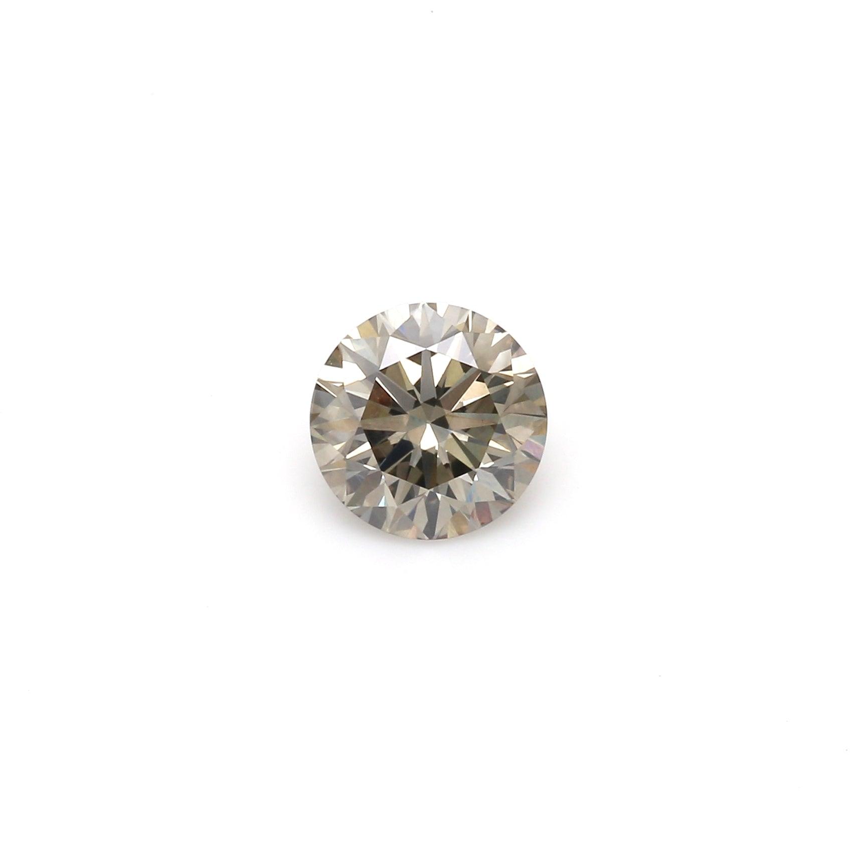 Loose 1.2 Carat Dark Smoky  IGL Certified Lab Grown Round Diamonds